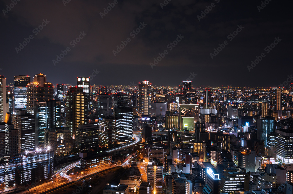 梅田スカイビルからの景色