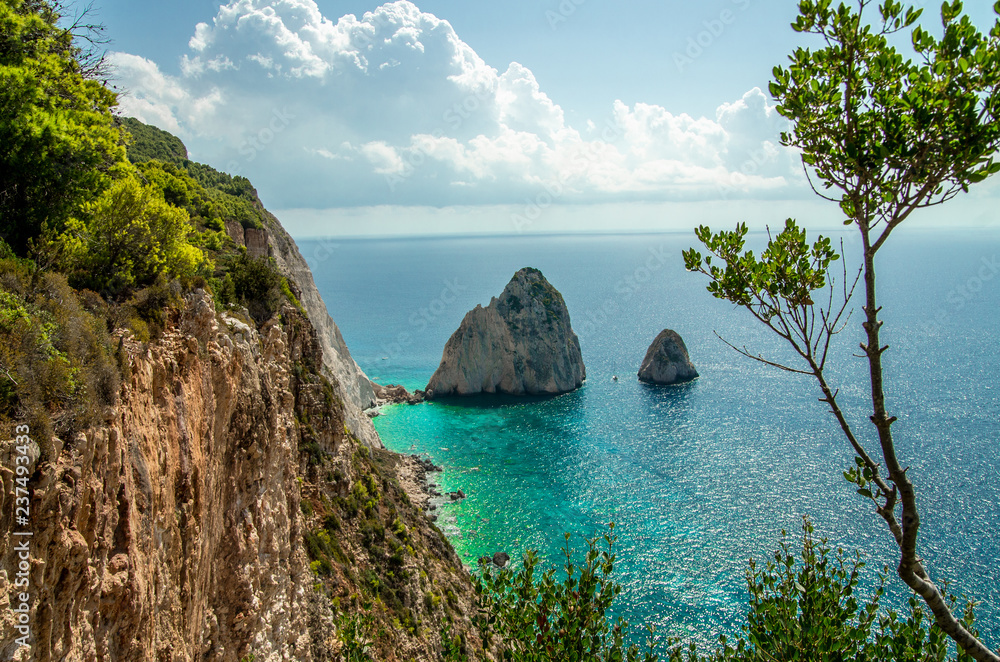 tropical view from Zakynthos