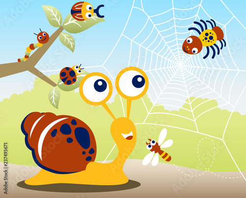 Nice little animals cartoon