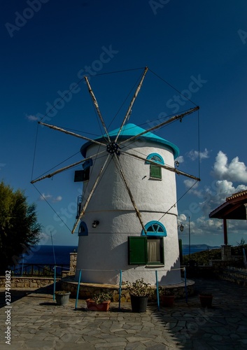 windmill in greece
