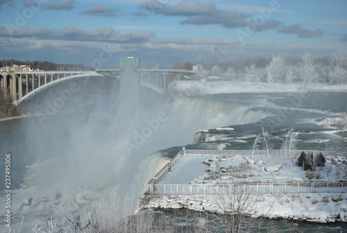 Niagara falls during the winter take 3