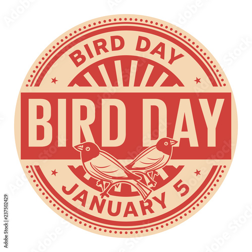 Bird Day stamp