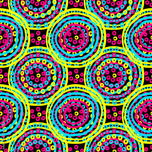 Abstract Ikat and boho style handcraft fabric pattern. Traditional Ethnic design for clothing and textile background, carpet or wallpaper