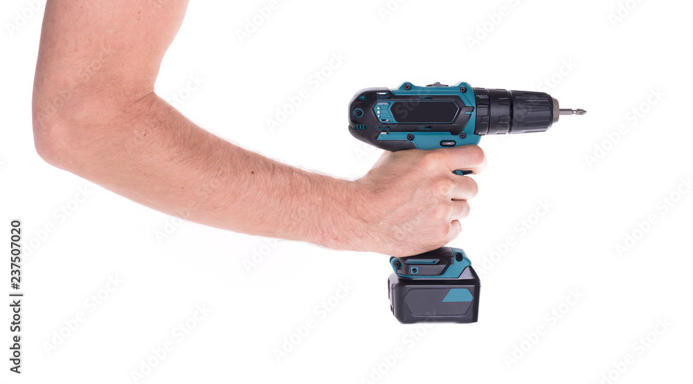 Cordless screwdriver or power drill isolated Cordless screwdriver or power drill isolated