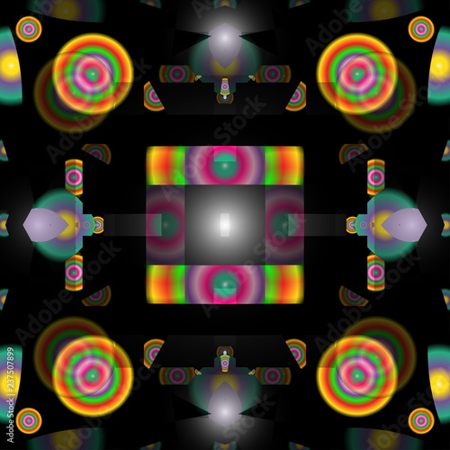 geometric color pattern illustration
