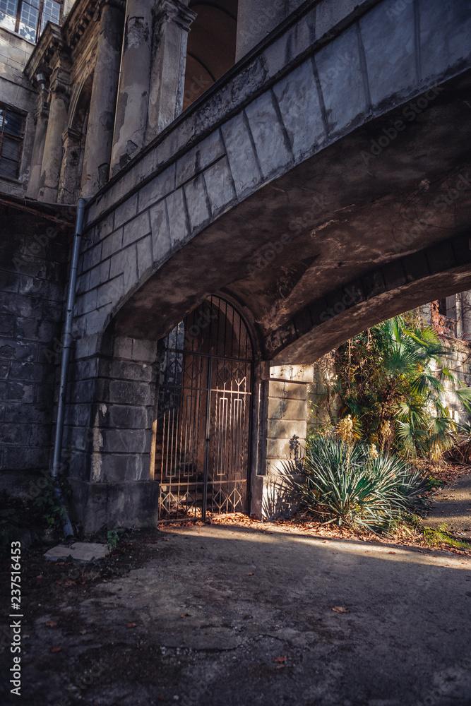 abandoned building