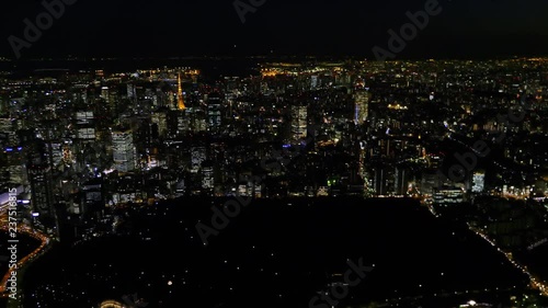 東京夜景空撮