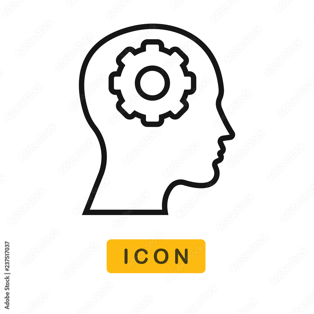 Psychology vector icon Psychology vector icon