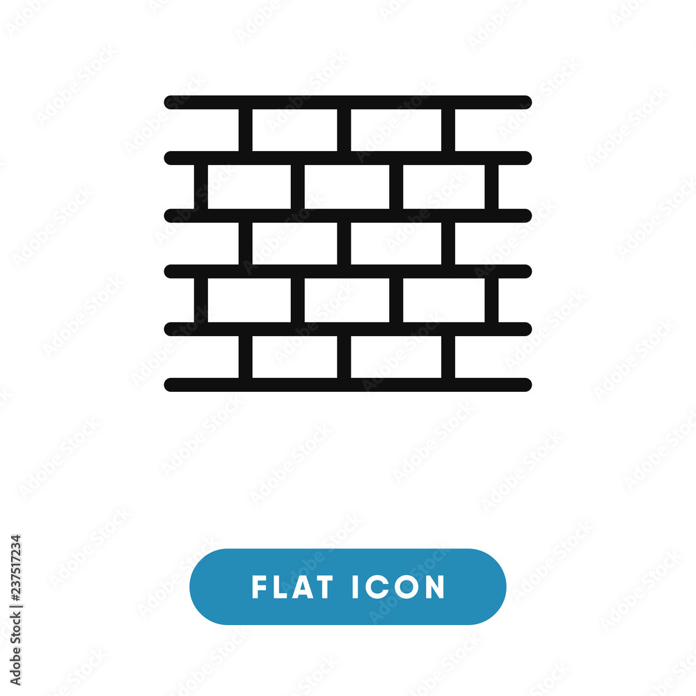 Wall vector icon Wall vector icon