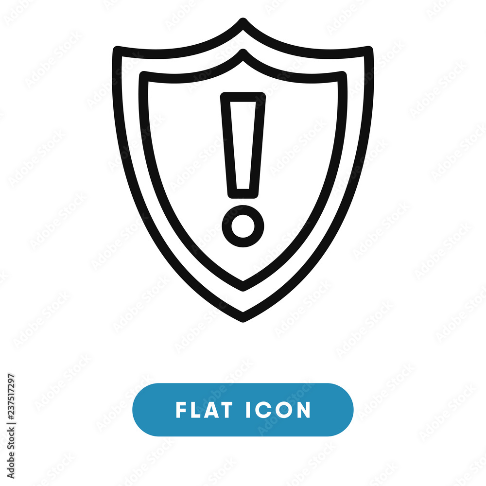 Shield vector icon Shield vector icon