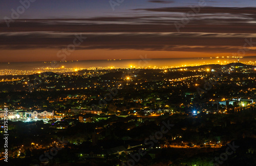Pretoria  the capitol of South Africa  as viewed from the Klapperkop hill overlooking the city.