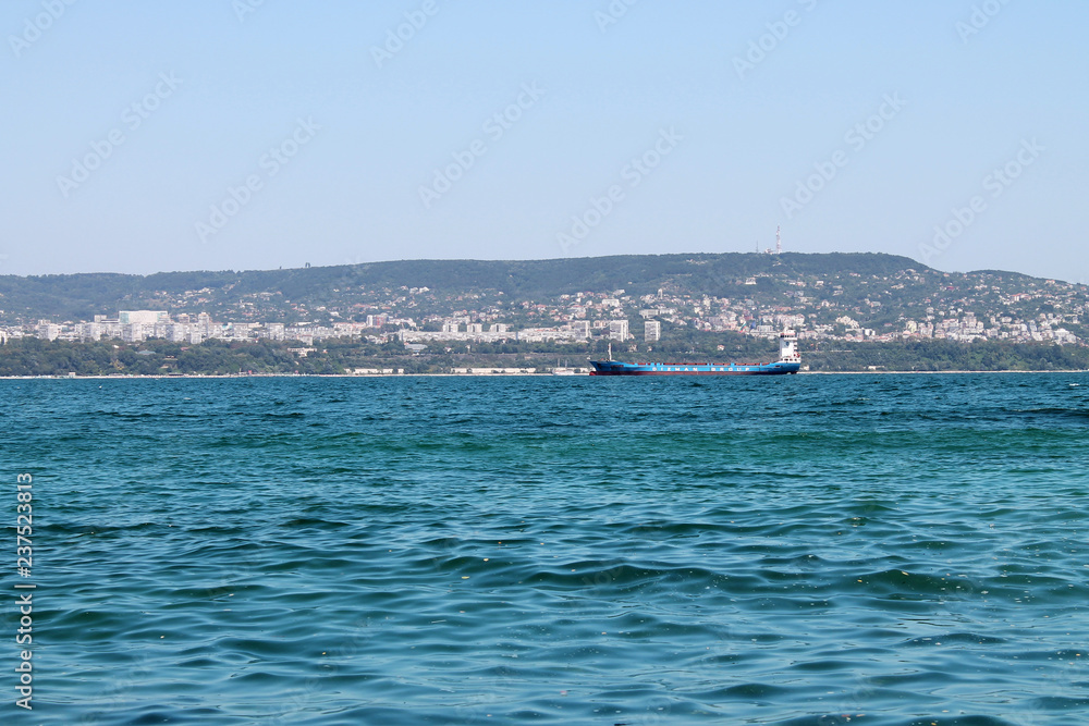 sea ​​port city of Varna, a view from afar