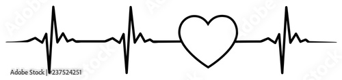 Heart heartbeat #isoliert #vektor - Herz Herzschlag