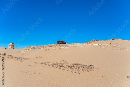 Kolmanskuppe  aslo known as Kolmanskop  a diamond mining ghost town on the Skeleton Coast of Namibia.