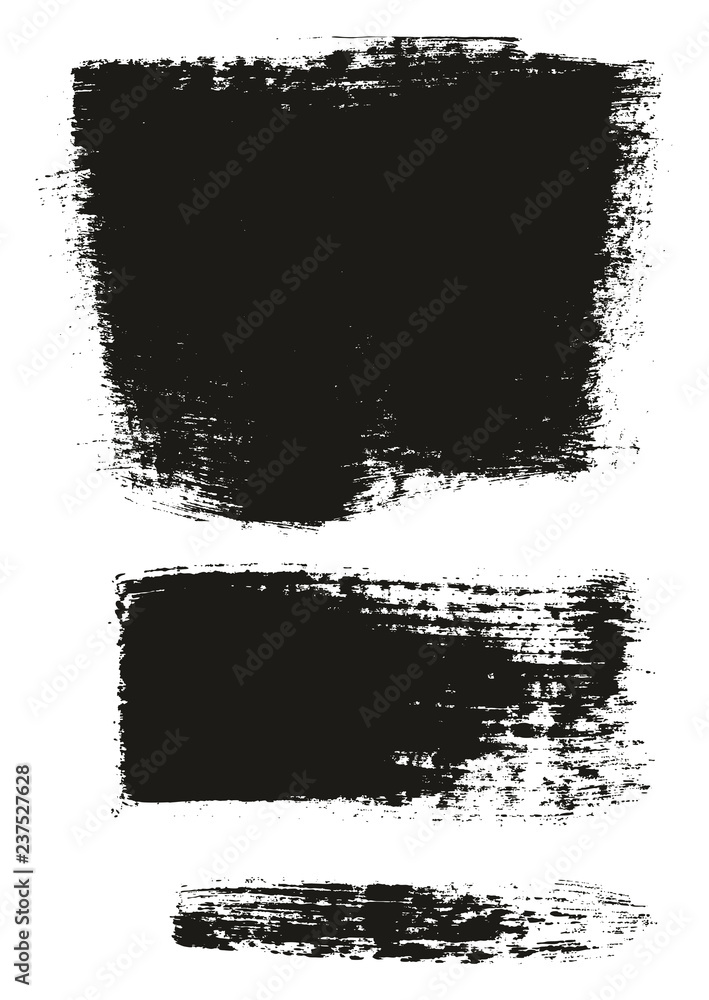 Paint Brush Wide Background & Lines High Detail Abstract Vector Background Mix Set 160