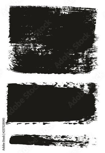 Paint Brush Wide Background & Lines High Detail Abstract Vector Background Mix Set 150