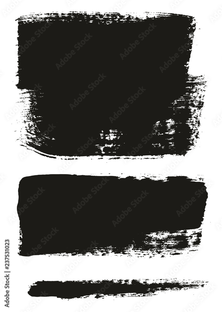 Paint Brush Wide Background & Lines High Detail Abstract Vector Background Mix Set 61