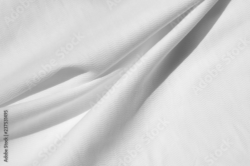 fold white fabric cloth