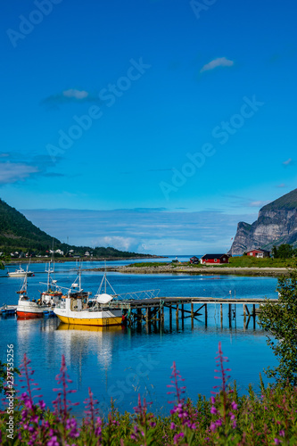 boats in the fjord