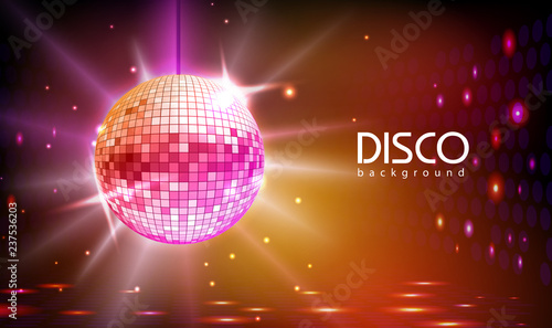 Disco ball background