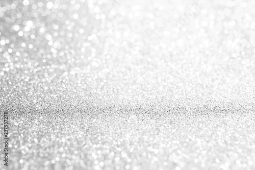 Konstfotografi Texture background abstract black and white or silver Glitter and elegant for Ch