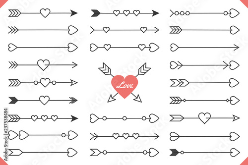Arrows with Hearts