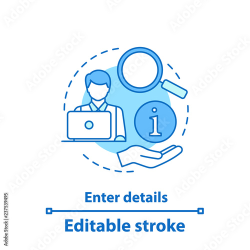 Customer support concept icon