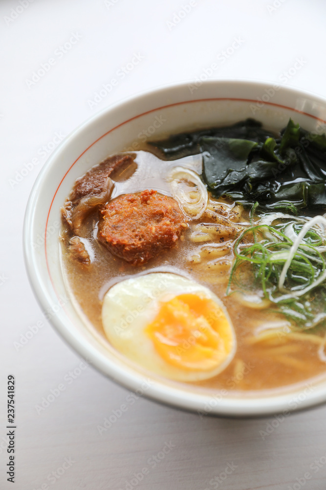 Ramen Japanese noodle soup food with noodle pork egg seaweed Ramen Japanese noodle soup food with noodle pork egg seaweed