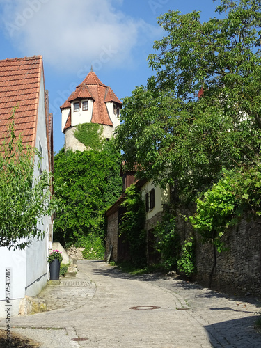 Der Hönleinsturm im Weindorf Sulzfeld/Franken photo