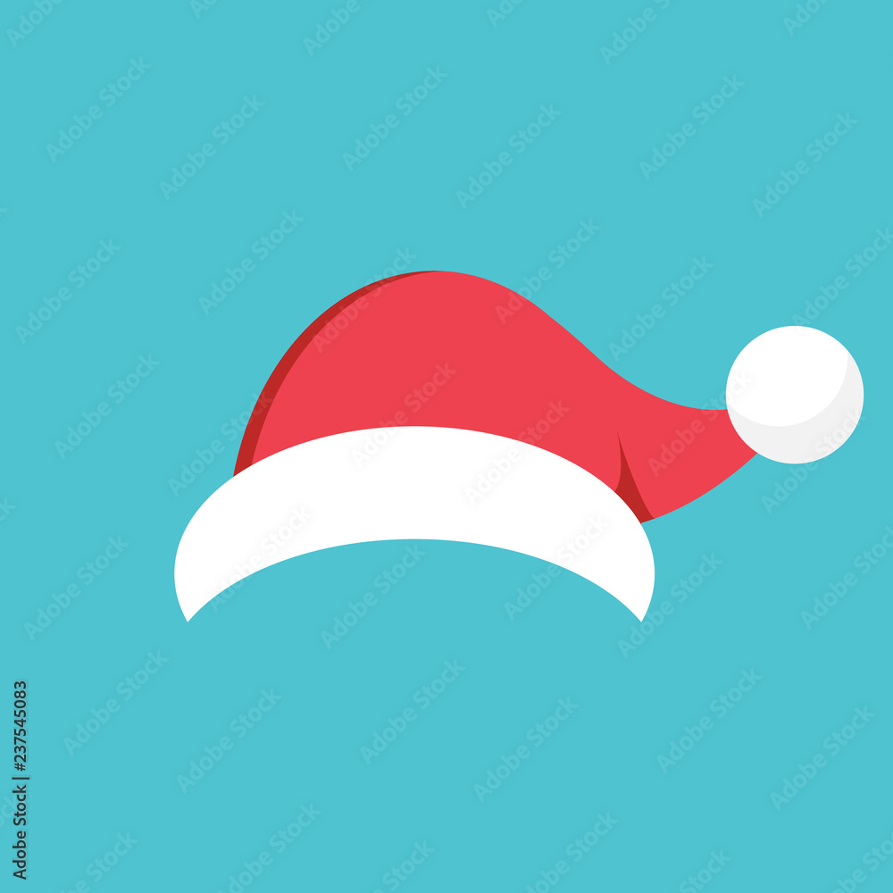Cartoon Santa hat. EPS 10 vector Cartoon Santa hat. EPS 10 vector