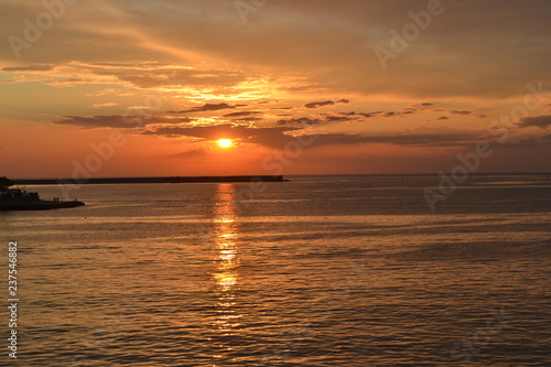 sunset over sea © Kateryna