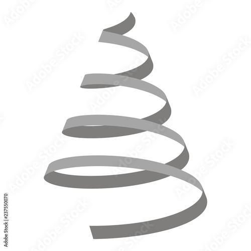 Set of monochrome icon with coil  spring for your design