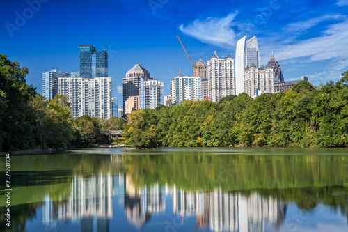 Atlanta Skyline from Piedmont Park