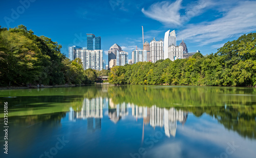 Fotografia Atlanta Skyline from Piedmont Park