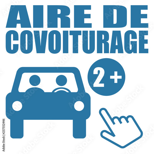 Logo aire de covoiturage.