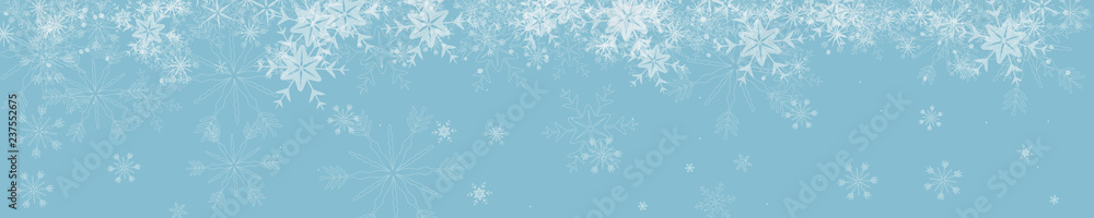 Schneeflocken Banner Schneeflocken Banner
