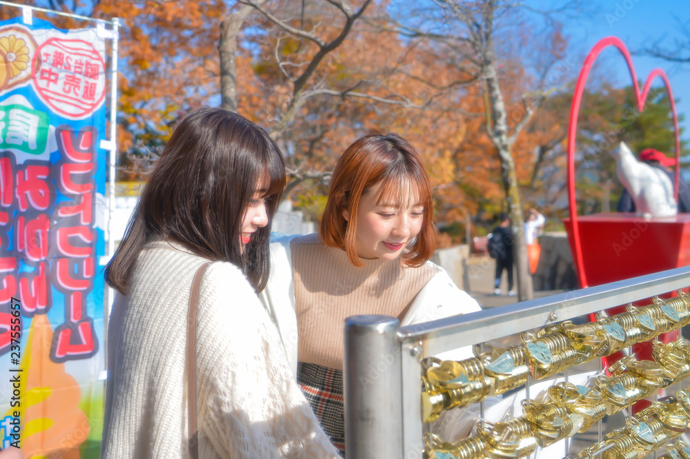 Obraz premium 観光 お出かけ 女子旅 イメージ