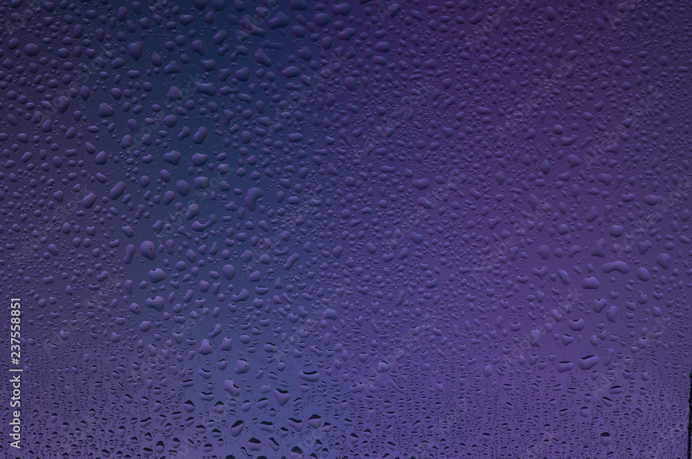 backgrounds are multicolored, water on the glass backgrounds are multicolored, water on the glass