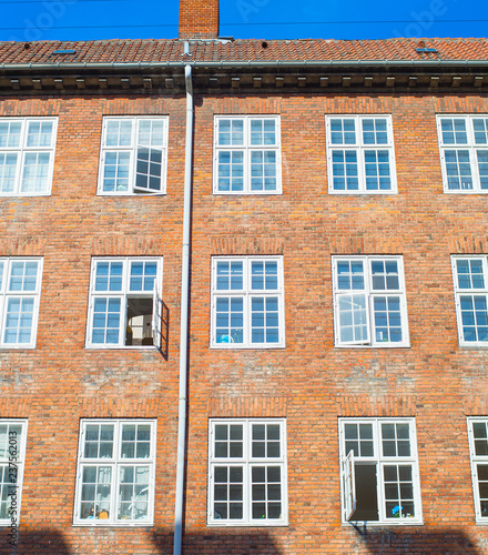 typical apartment building Copenhagen Denmark