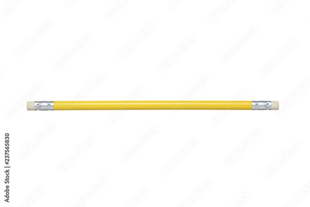 abstract pencil with double eraser isolated on white background with clipping path and copy space abstract pencil with double eraser isolated on white background with clipping path and copy space