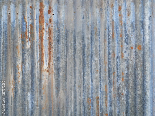 gray metal wall background,rusty zinc roof texture