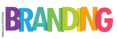 BRANDING colorful typographic banner
