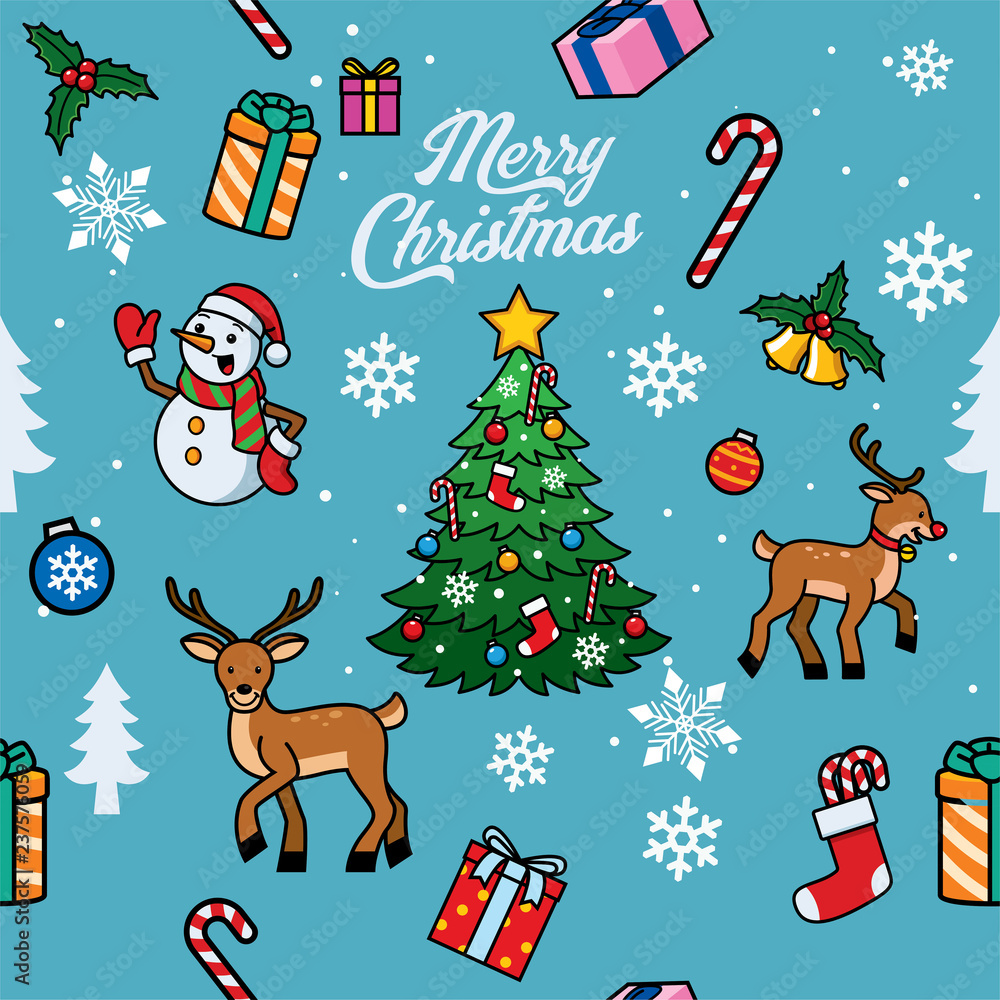 seamless christmas pattern