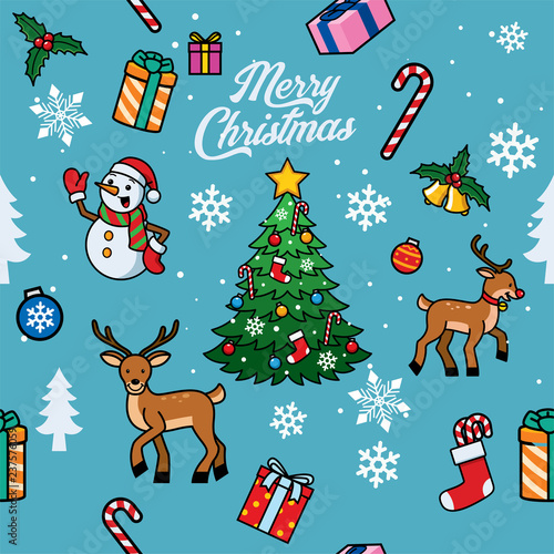 seamless christmas pattern