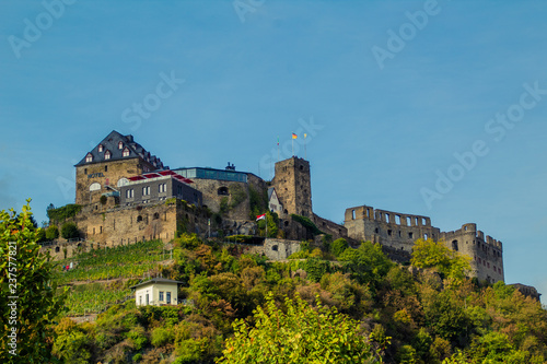 Burg Rheinfels an einem schönen Sommertag