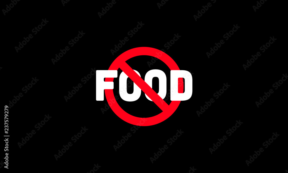 No Food Allowed Sign No Food Allowed Sign