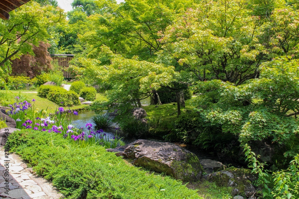 【日本】姫路、日本庭園 【日本】姫路、日本庭園
