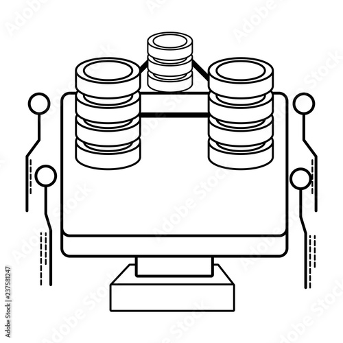 technology computing cartoon