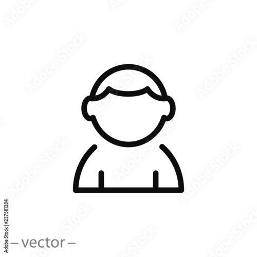 avatar profile icon vector