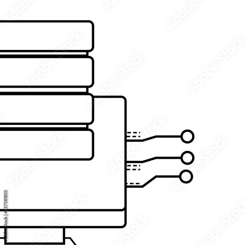 technology computing cartoon